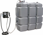 Cuve de stockage gasoil PEHD DP 1500L et station avec filtre 230V 50 l/min