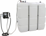 Cuve de stockage gasoil PEHD DP 1500L et station avec filtre 50 l/min - usage intérieur