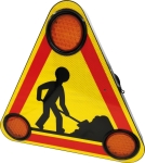 Triangle triflash 500mm à LED class 2 rechargeable magnétique polycarbonate Triangle triflash 500mm à LED class 2 rechargeable magnétique polycarbonate