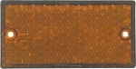Catadioptre rectangle 106x50mm orange à fixer