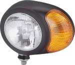 Feu avant gauche 4 fonctions avec clignotant fixation vis orientable homologué sur route