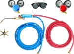 Chalumeau OXY-GAZ kit complet avec tuyaux 2x5m détendeurs/chalumeau Chalumeau OXY-GAZ kit complet avec tuyaux 2x5m détendeurs/chalumeau