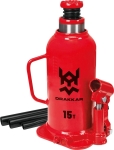 Cric bouteille hydraulique base soudée 15T