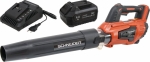 Souffleur de feuilles à batterie 20V - 550 m³/h - batterie 4Ah - chargeur 3A