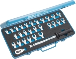 Clé dynamométrique 5 à 60Nm - précision +/-2% - coffret de 29 pcs