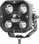 Phare de travail carré LED 12/24V 30W 3500 lumens BLACK SERIES
