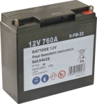 Batterie 12V 760A pour réf.04025-04026 Batterie 12V 760A pour réf.04025-04026
