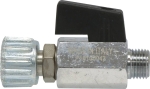 Robinet de ligne 1/4 de tour mâle 1/4" - blister