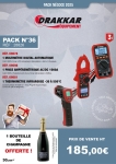 PN N°36 multimètre, pince ampèremétrique, thermomètre et 2 bouteilles de rosé