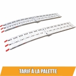 Rampes aluminium pliantes 680Kg 2000mm - lot de 2 pcs