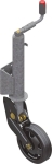 Roue jockey jante acier automatique avec support 800kg