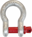 Manille lyre avec axe vissé à œil 13mm 1,5T grade 80 - carte