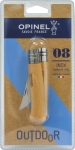 Couteau N°8 avec lame en acier inox et bague de sécurité - blister
