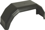 Garde-boue plastique noir 8"
