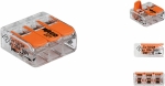 Borne à levier compacte WAGO 3 conducteurs - lot de 10 pcs