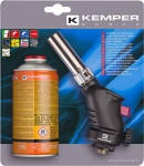 Lampe à souder avec piezo avec cartouche de gaz filetage 7/16" 300ml 175g - blister Lampe à souder avec piezo avec cartouche de gaz filetage 7/16" 300ml 175g - blister