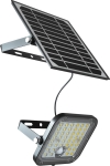 Projecteur LED solaire 1500 lumens 10W avec détecteur et télécommande - Panneau déporté