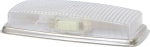 Plafonnier rectangle 12V avec interrupteur 231x109x40mm