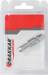 Raccord rapide mâle passage d'air 8mm pour tuyau de 10mm - blister