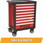 Servante d'atelier 8 tiroirs avec plan de travail en ABS 770x465x970mm