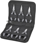 Trousse composée d'un jeu de 6 pinces pour l'électronique - Bi-matière - ESD