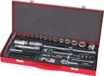 Coffret de douilles 1/4" 1/2" - 59 pcs