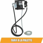 Pompe à gasoil 230V 50 l/min avec pistolet automatique/volucompteur/filtre - station murale