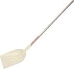 Pelle à grain/à neige ABS blanche 340mm avec manche 1,2m