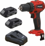 Perceuse visseuse brushless 20V 40Nm 2 batteries 2Ah Li-ion - mallette Perceuse visseuse brushless 20V 40Nm 2 batteries 2Ah Li-ion - mallette