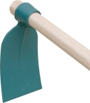 Houe (lorraine) forgée 14cm avec manche 110cm