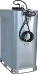 Cuve de stockage gasoil galvanisée 999L double paroi avec kit pompe à gasoil 12V 56 l/min