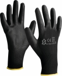 Gants de dextérité enduit PU T9 - noir