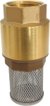 Crépine laiton 1" avec clapet Crépine laiton 1" avec clapet