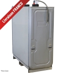 Cuve de stockage gasoil galvanisée 1500L double paroi pré-équipée Cuve de stockage gasoil galvanisée 1500L double paroi pré-équipée