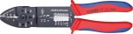 Pince à sertir 240mm cosse isolée et non isolée bi-matière Pince à sertir 240mm cosse isolée et non isolée bi-matière