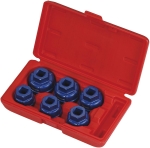 Cloche en aluminium pour filtre à huile - coffret de 6 pcs Cloche en aluminium pour filtre à huile - coffret de 6 pcs