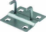 Broche double courte pour fond perforé