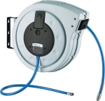 Enrouleur automatique orientable de tuyau d'air PVC/polyuréthane 15 bar 10x15mm 20+1m 3/8" Enrouleur automatique orientable de tuyau d'air PVC/polyuréthane 15 bar 10x15mm 20+1m 3/8"