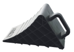Cale pour poids lourds plastique noir avec poignée noire 160mm 5000kg Cale pour poids lourds plastique noir avec poignée noire 160mm 5000kg