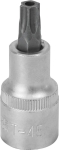 Douille tournevis 1/2" avec embout 55mm Torx® alésé TT45