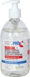 Gel hydroalcoolique virucide EN 14476 - flacon de 500ml avec pompe Gel hydroalcoolique virucide EN 14476 - flacon de 500ml avec pompe