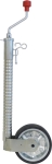 Roue jockey jante acier 48mm anti-décrochage 300kg Roue jockey jante acier 48mm anti-décrochage 300kg