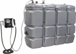 Cuve de stockage gasoil PEHD DP 2000L station avec filtre 230V 50 l/min