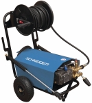Nettoyeur HP eau froide 380V 21 l/min 150 bar avec enrouleur de flexible 20m et lance turbo Nettoyeur HP eau froide 380V 21 l/min 150 bar avec enrouleur de flexible 20m et lance turbo