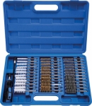 Brosses métalliques - coffret de 38 pcs