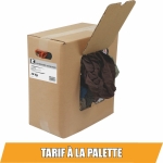 Chiffon couleur textile polycoton - carton distributeur de 10Kg