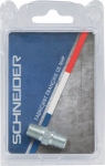 Raccord adaptateur mâle 1/4" - mâle 1/4" - blister