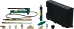 Vérin hydraulique de réparation carrosserie 10T - coffret sur roues 15 pcs