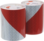 Bande rétroréfléchissante adhésive inclinée class 2 2x9m - lot côté droit et gauche Bande rétroréfléchissante adhésive inclinée class 2 2x9m - lot côté droit et gauche