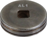 Galet aluminium 1mm et acier 1mm